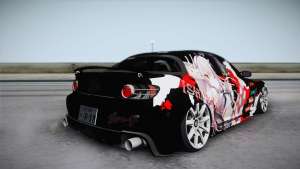 Mazda RX-8 VIP Stance Shimakaze Itasha for GTA San Andreas rear view