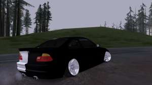 BMW E46 Good and Evil for GTA San Andreas rear