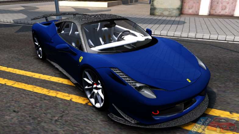 Ferrari 458 Italia Tune for GTA San Andreas front view