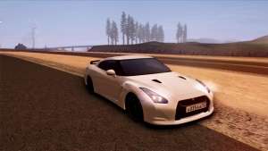 Nissan GT-R R35 for GTA San Andreas front