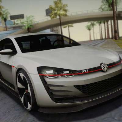 Volkswagen Golf Design Vision GTI for GTA San Andreas front view
