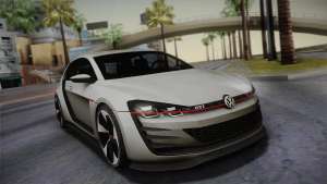 Volkswagen Golf Design Vision GTI for GTA San Andreas front view