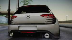 Volkswagen Golf Design Vision GTI for GTA San Andreas rear