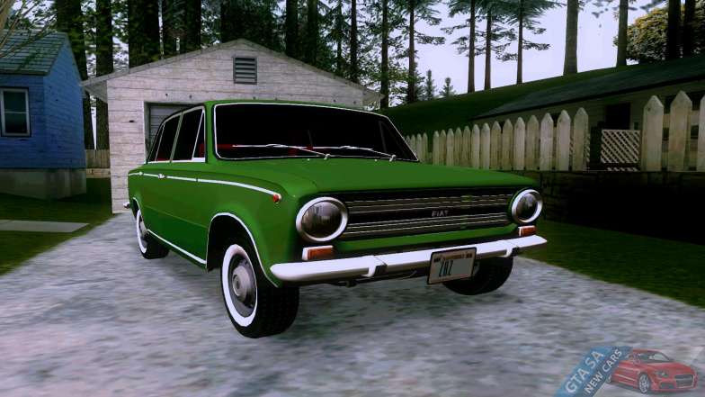 Fiat 124 for GTA San Andreas front view