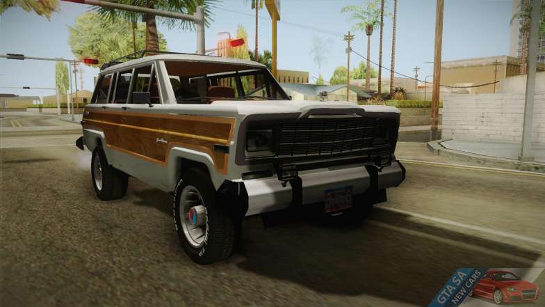 Jeep Grand Wagoneer Limite 1986 for GTA San Andreas front view