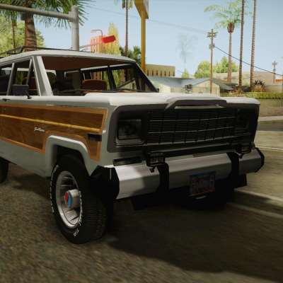 Jeep Grand Wagoneer Limite 1986 for GTA San Andreas front view