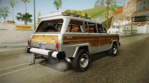 Jeep Grand Wagoneer Limite 1986 for GTA San Andreas rear view
