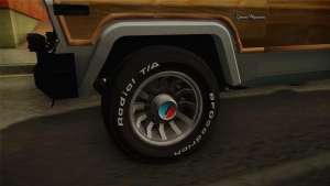 Jeep Grand Wagoneer Limite 1986 for GTA San Andreas wheels