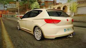 Seat Leon FR for GTA San Andreas rear view