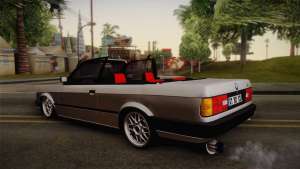 BMW M3 E30 1991 v2 for GTA San Andreas rear view