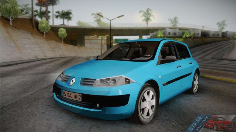 Renault Megane 2 Hatchback v2 for GTA San Andreas front view