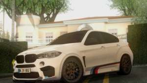 BMW X6M PML ED for GTA San Andreas front view