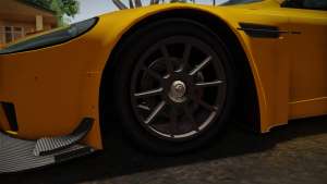 Aston Martin Racing DBRS9 GT3 2006 v1.0.6 Dirt for GTA San Andreas wheels