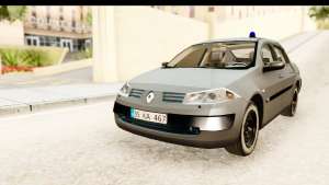 Renault Megane 2 Sedan Unmarked Police Car for GTA San Andreas exterior