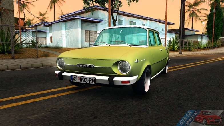 Skoda 100 for GTA San Andreas front view