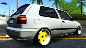 Volkswagen Golf 3 Low for GTA San Andreas rear view