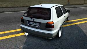 Volkswagen Golf 3 Low for GTA San Andreas rear