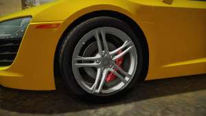 Audi R8 Coupe 4.2 FSI quattro US-Spec v1.0.0 for GTA San Andreas wheels