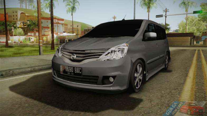 Nissan Grand Livina Highway Star for GTA San Andreas front view