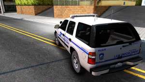 2004 Chevy Tahoe State Wildlife for GTA San Andreas rear view