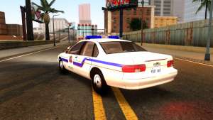 Chevy Caprice Hometown Police 1996 for GTA San Andreas rear view