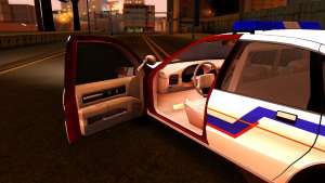 Chevy Caprice Hometown Police 1996 for GTA San Andreas interior