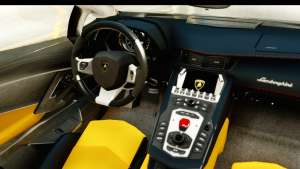 Lamborghini Aventador LP700-4 Roadster v2 for GTA San Andreas interior