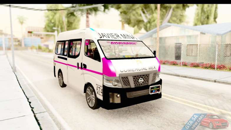 Nissan NV350 Urvan Comercial Mexicana for GTA San Andreas front view