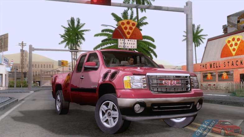 GMC Sierra 2015 for GTA San Andreas front view