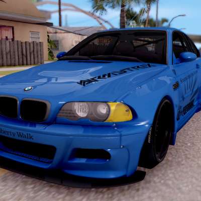 BMW M3 E46 Liberty Walk for GTA San Andreas front view