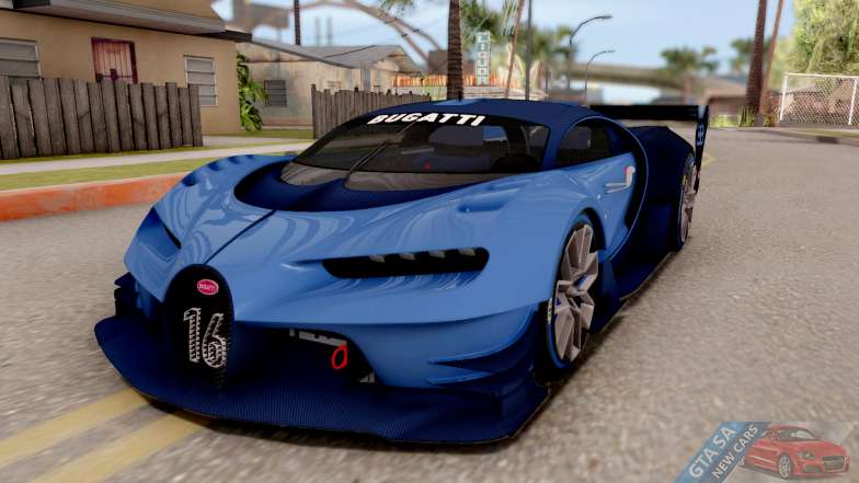 Bugatti Vision GT for GTA San Andreas front view