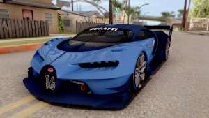 Bugatti Vision GT for GTA San Andreas front view