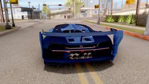 Bugatti Vision GT for GTA San Andreas rear view