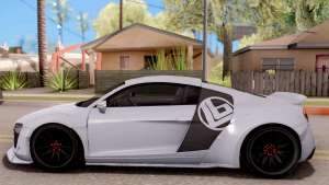 Audi R8 V10 Plus LB Performance for GTA San Andreas side view
