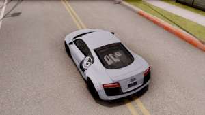 Audi R8 V10 Plus LB Performance for GTA San Andreas rear