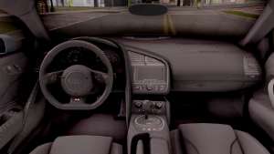 Audi R8 V10 Plus LB Performance for GTA San Andreas interior