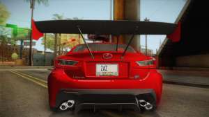 Lexus RC F RocketBunny for GTA San Andreas spoiler