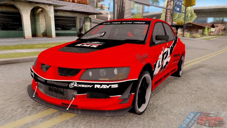 Mitsubishi Lancer IX APR for GTA San Andreas front view