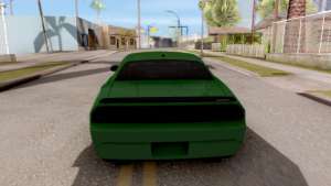 Dodge Challenger SRT-8 2010 Ben 10 Alien Swarm or GTA San Andreas - rear view