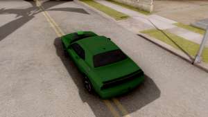 Dodge Challenger SRT-8 2010 Ben 10 Alien Swarm or GTA San Andreas - rear