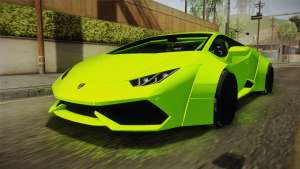 Lamborghini Huracan Rocket Bunny 2014 for GTA San Andreas - exterior
