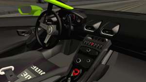 Lamborghini Huracan Rocket Bunny 2014 for GTA San Andreas - interior