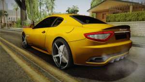 Maserati GranTurismo Sport v2 for GTA San Andreas - rear view