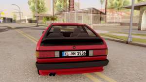 Volkswagen Scirocco Mk2 Stock for GTA San Andreas - rear view