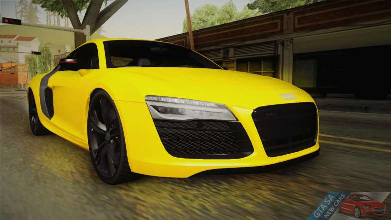 Audi R8 V10 Plus Coupe for GTA San Andreas - front view