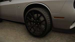 Dodge Challenger SRT Hellcat for GTA San Andreas - wheels