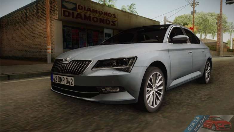 Skoda Superb 2017 for GTA San Andreas - front view