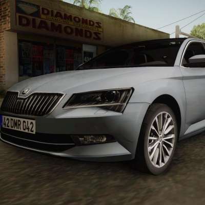 Skoda Superb 2017 for GTA San Andreas - front view