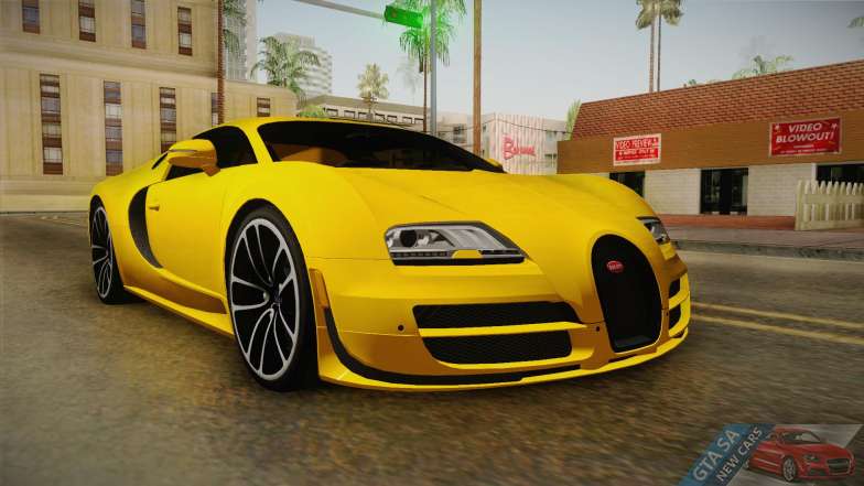 Bugatti Veyron for GTA San Andreas - front view