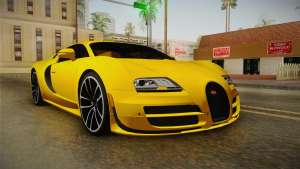 Bugatti Veyron for GTA San Andreas - front view